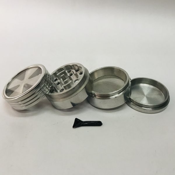 Metal herb grinder