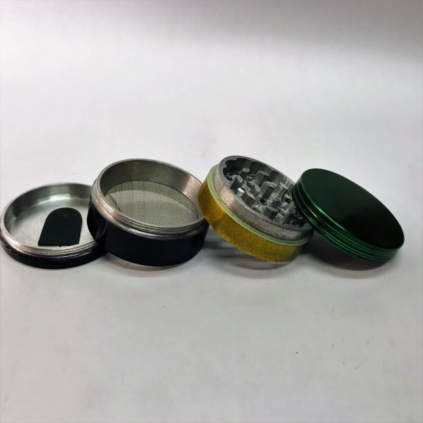 Metal herb grinder