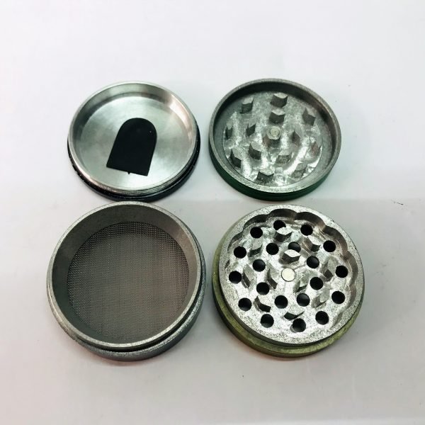 Metal herb grinder